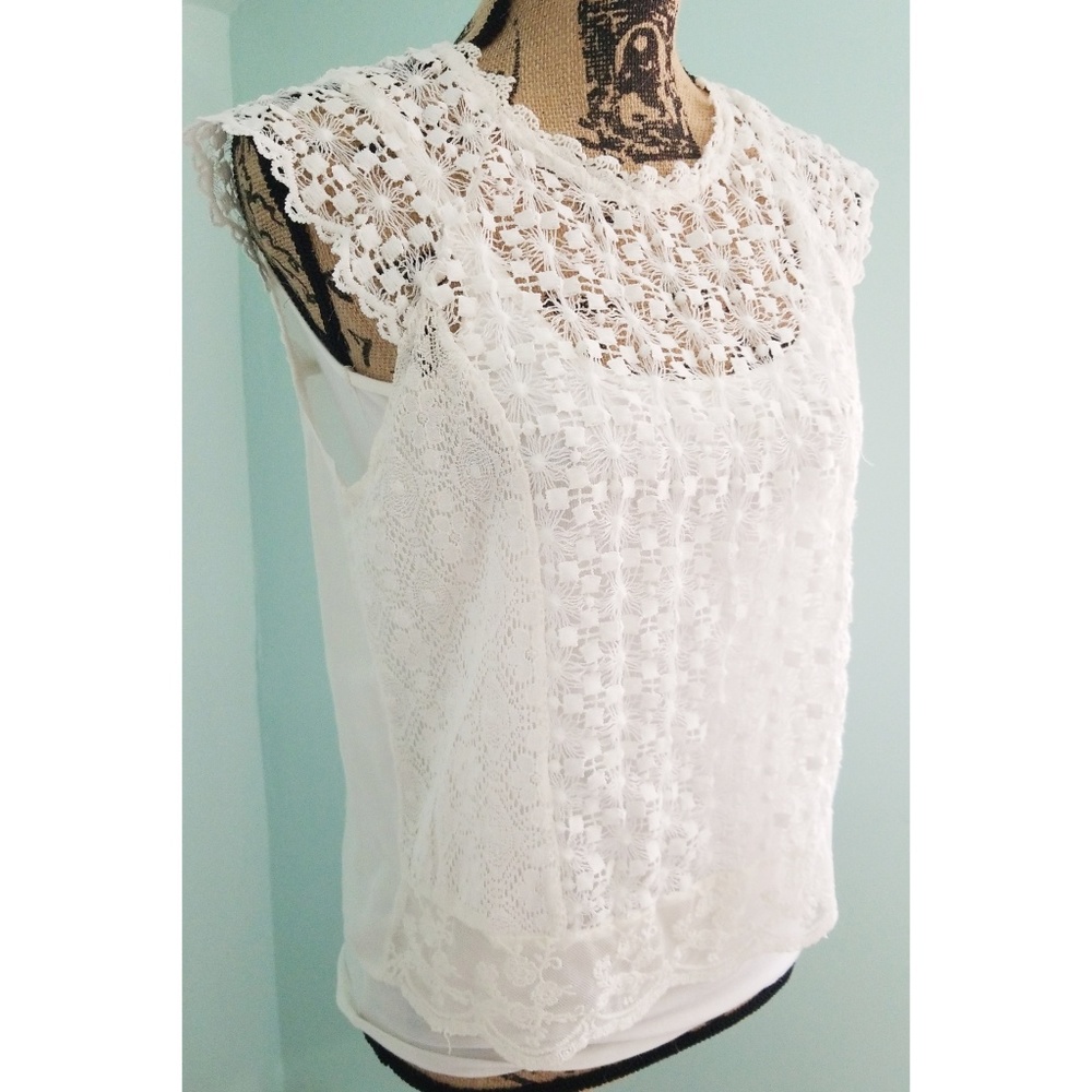 Sheer Lace Top